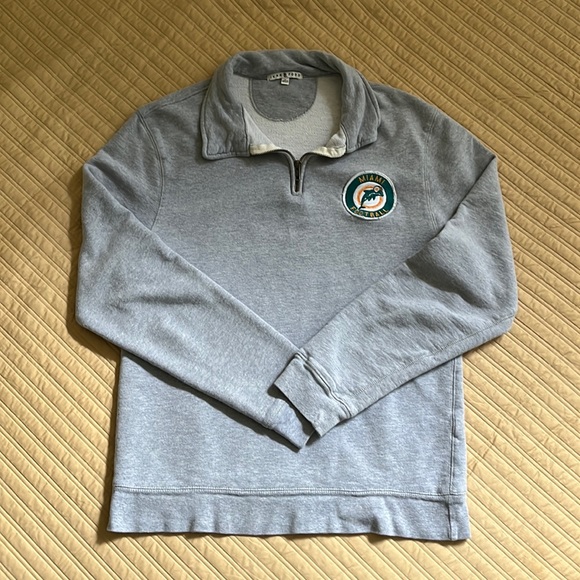 Men’s Vintage Miami Dolphins Quarter-Zip - Picture 1 of 3